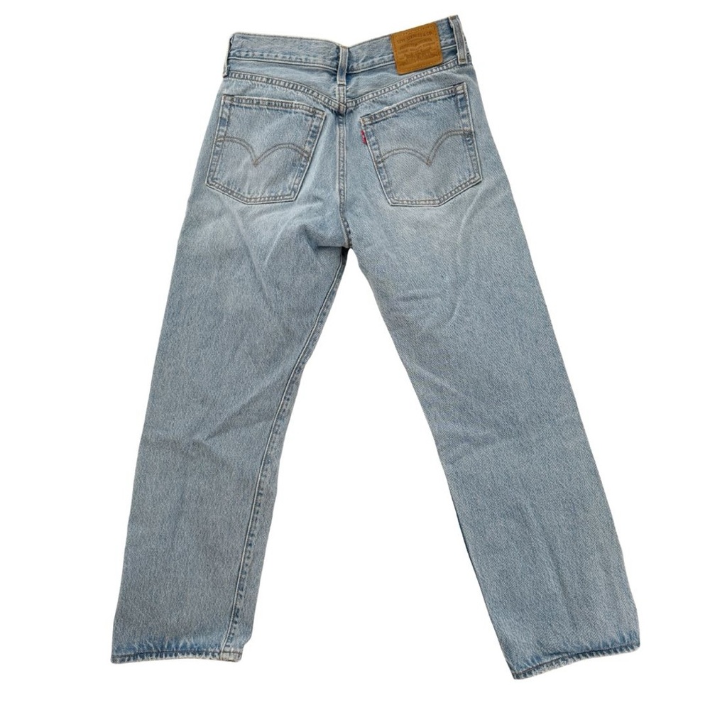 Levi’s 501 Wedgie Straight Leg Jeans Distressed - Picture 2 of 12